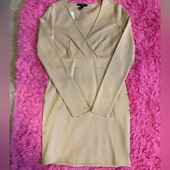 Forever 21 | Dresses | Forever 2 Nude Knit Dress Brand New Never Worn Size  Large | Poshmark